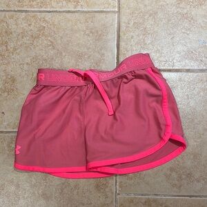 Under Armour Pink Athletic Performance Shorts